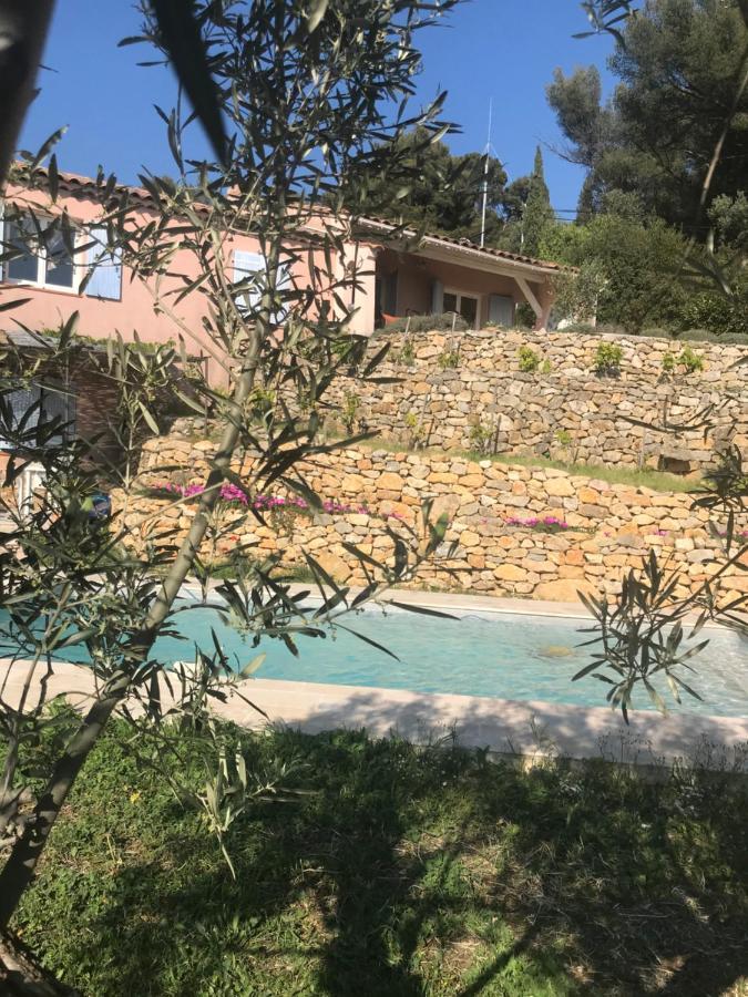 Hauteurs De Toulon : Charmant Studio Piscine Kültér fotó