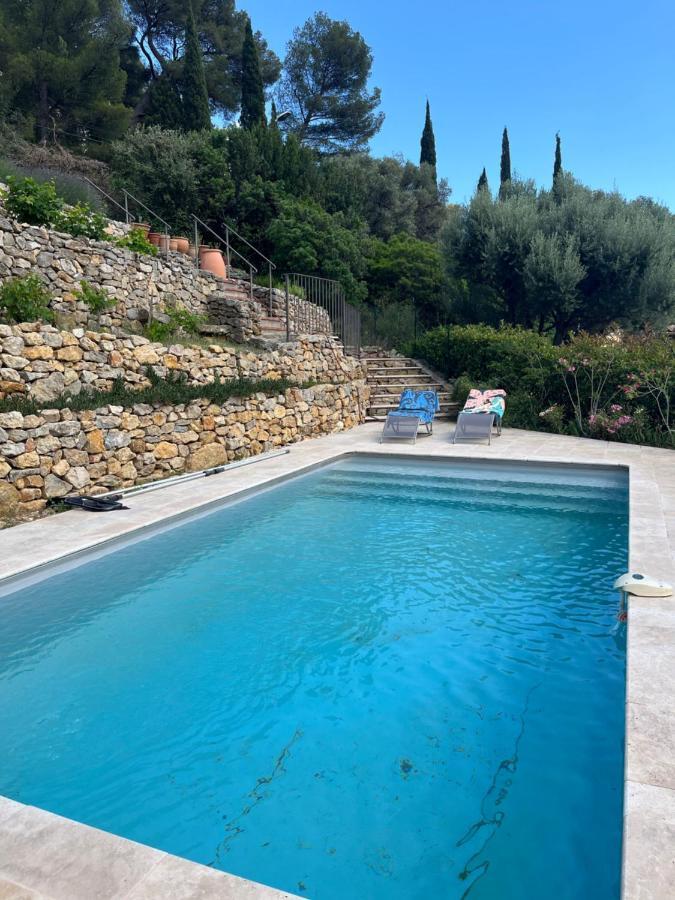 Hauteurs De Toulon : Charmant Studio Piscine Kültér fotó